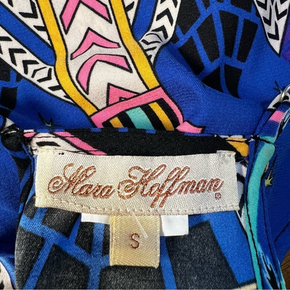 Mara Hoffman Chevron‎ Geometric Print Tank Top Size Small Vacation Summer Party - Picture 2 of 9